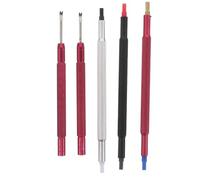 TOGEVAL Attrezzi per Riparazione Orologi con Pin Remover e Pressa per Lancette Kit Professionale per Regolazione Cinturini e Manutenzione Orologeria Strumenti Resistenti per Uso Preciso e