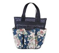 TOGEVAL Borsa Da Doccia Organizer Cestino Per Articoli Da Toeletta Pieghevole e Portatile Adatto Per Shampoo Bagnoschiuma Sapone Ai Fiori e Altri Accessori Da Bagno Per Doccia Piscina e Vi