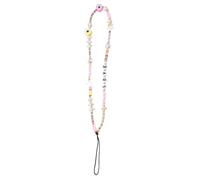 TOGEVAL Bracciale Wristlet Laccio Cellulare con Perline a Forma di Cordino Antiscivolo Resistente e Decorativo Accessorio Pratico per Telefoni e Portachiavi