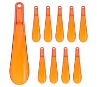 TOGEVAL Calzascarpe in plastica da 10 pezzi: Calzascarpe da viaggio, piccolo, corto, portatile, cucchiaio per scarpe, aiutante per scarpe da ginnastica, stivali, uomini, donne, bambini, anziani