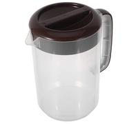 TOGEVAL Caraffa Acqua con Coperchio Trasparente e Scala Graduata Brocca Grande Capacità in PP Sicuro per Bevande Fredde Succo e Tè Freddo Contenitore Refrigerato Antipolvere per Uso