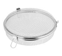 TOGEVAL Cestino in Acciaio Inossidabile, Cesto Portaoggetti per Uso nella Lavastoviglie, per i Piccoli Parti e Utensili, Design Rotondo, con Rete per Accessori Stoccaggio e Scolare l'Acqua