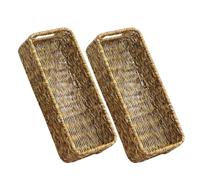 TOGEVAL Cestino Porta Bacchette in Plastica 2 Pezzi, Contenitore per Utensili da Cucina e Scolapiatti Resistente, Organizer per Posate e Bacchette per Uso Domestico