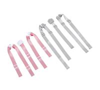 TOGEVAL Cinghia di Sicurezza a 5 Punti per Seggiolone e Passeggino Imbracatura Regolabile per Ragazzo Ragazza Set da 2 Pezzi Cintura di Ricambio per Seggioloni da Viaggio e