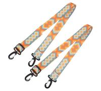 TOGEVAL Cinghia Regolabile per Scarponi da Sci 90 CM Set 2 Pezzi Corda di Fissaggio per Pattini da Ghiaccio Tracolla Portapattini Pieghevole per Trasporto Outdoor e Sport Invernali