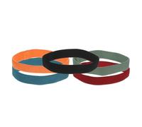 TOGEVAL Cinghie Elastiche per Bento Box 5 Pezzi Cinturini Elastici Multicolore 25Mm Fibbia Porta Posate Compatte e Resistenti per Scatola Pranzo Scolastica e da Esterno