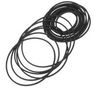 TOGEVAL Cinghie in Gomma per Registratori a Cassette 1 MM Quadrate 35-85 MM Set da 60 Pezzi per Riparazione e Manutenzione Dispositivi Audio Domestici