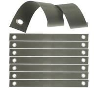 TOGEVAL Cinghie per Alberi e Pali con Occhielli in Nylon 16 Pollici per Sostegno Piante da Giardino, Kit da 8 Pezzi Resistenti per Picchettamento e Fissaggio Stabile di Giovani Alberelli