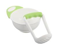 TOGEVAL Ciotola Schiacciapappe Antiscivolo Portatile per Macinatore Manuale per Svezzamento Facile e Stabile per Viaggi e Uso