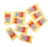 TOGEVAL Clip Porta Promemoria da Scrivania 10 Pezzi Cartello “Non Disturbare” in Acrilico Compatto Supporto per Appunti e Messaggi per Ufficio e Spazio di Lavoro Organizzato