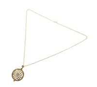 TOGEVAL Collana con Pendente Lente d Ingrandimento Vintage Forma di Fiore Catena Lunga Decorativa per Lettura Ispezione e Artigianato Accessorio Donna Resistente e Unico