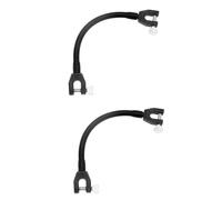 TOGEVAL Connettori per Punte da Sci 2 Pezzi Neri Ausilio per Allenamento Sci e Controllo della velocità Accessori per Sport Invernali per Principianti e