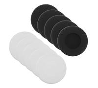 TOGEVAL Copertura in Silicone per Stetoscopio 10 Pezzi 5 Neri + 5 Protezione Elastica per Testa Toracica Accessori Ospedalieri per Medici e Infermieri Uso Clinico