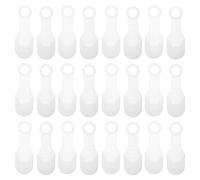TOGEVAL Copri Grucce Trasparenti Antiscivolo in Silicone, Strisce Elastiche per Grucce in Plastica e Legno, Set da 100 Pezzi per Organizzazione Armadio e Uso Domestico