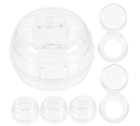 TOGEVAL Copri Pomelli per Fornello 6 Pezzi in Plastico Protezione Antibambino per Pulsanti, Design Semplice e Pratico per Elettrodomestici Domestici e Computer