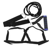 TOGEVAL Corda Di Resistenza Per Allenamento, Double Resistance Band Per Corsa E Salto, Corda Di Stretch Per Rapidità E Forza Esplosiva, 1 Set, In Cotone, Per Palestra E Colore Casuale