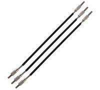 TOGEVAL Corda Terminale per Violino 4/4 in Filo D’Acciaio Resistente, Set da 3 Pezzi di Cordiera in Budello per Accessori e Ricambi, per Manutenzione e Ottimizzazione Suono Strumenti