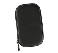 TOGEVAL Custodia Per Microfono Wireless in Similpelle Organizer Da Viaggio Per Dispositivi Elettronici Custodia Chiusa Cerniera Per Microfono Bavero e Cavi