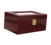 TOGEVAL Custodia Per Orologi Scomparti in Legno Organizer Per Orologi Da Uomo Donna Scatola Portaorologi Imbottitura Interna Per Protezion Graffi e Urti