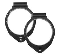 TOGEVAL Distanziatori per Altoparlanti Auto 6,5" Guarnizione Antivibrazione e Supporto Adattatore per Montaggio Compatibile con Veicoli Americani ed Europei Kit Completo per Isolamento