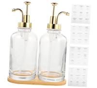 TOGEVAL Distributore Di Sapone Schiumogeno Da Cucina Dispenser Di Sciroppo Accessori Per Bar Bottiglia Con Pompa in Design Compatto