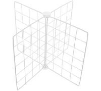 TOGEVAL Divisore per Congelatore a 4 Scomparti in Filo di Ferro, Separatori Metallici per Frigoriferi e Freezer, Organizer Ventilato Regolabile per Stoccaggio Alimenti Casa e Cucina