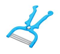 TOGEVAL Epilatore Manuale Per Rimozione Facciale Con Molla Strumento Portatile Per Sopracciglia e Labbra Facile Usare e Compatto Colore Blu
