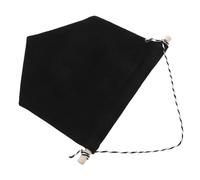 TOGEVAL Espositore per Spille Parete in Tela Nera S Banner Pennant Vuoto per Esposizione e Decorazione Cameretta e Ufficio