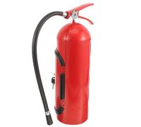 TOGEVAL Estintore Porta Bottiglia in Ferro e Plastica Rosso, Scatola per Vino Resistente e Comoda, Organizer Creativo per Visite Festive e Uso Business