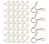 TOGEVAL Fascette Stringitubo in Acciaio Oro 100 Pezzi, Resistenti e Efficienti, per Tubi Acqua e Olio, Perfette per Meccanici Professionisti e Appassionati Fai-da-te