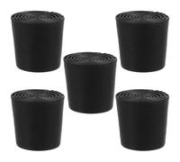 TOGEVAL Fermaporta a Cuneo in Gomma Antiscivolo 5 Pezzi Fermaporta Grande Resistente per Porte di Casa Protezione Muro Silenziosa Adatta a Pavimenti Vari come Legno e Piastrelle