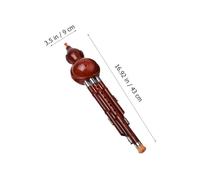 TOGEVAL Flauto Cucurbita Portatile in Bachelite per Principianti Hulusi Strumento Etnico Professionale Cinese Facile da Usare e Trasportare per Pratica Quotidiana e Performance