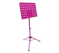 TOGEVAL Foglio treppiede musicale pieghevole leggio per chitarra supporto per clarinetto stand di tromba leggio in alluminio leggio leggero stand portatile guitar stand reggi chitarra rosa