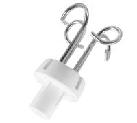 TOGEVAL Gancio Per Asta Portaflebo in Acciaio Resistente e Plastica Facile Da Installare e Utilizzare Per Sostenere Aste Per Infusione e Flaconi