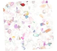 TOGEVAL Ghiaia di Cristallo per Acquari e Decorazioni Fai da Te, Pietre Ornamentali per Vasi e Giardini, Set da 200g Pietre Naturali Multicolore per Raffinati Allestimenti e Complementi Decorativi