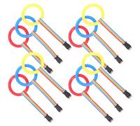 TOGEVAL Guinzaglio da Polso per 12 Pezzi con Corda da Passeggio Staccabile Anelli di Sicurezza per Asilo Nido Gestione Regolabile per Gruppi e Uso Esterno Corda di Sicurezza