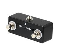TOGEVAL Guitar Foot Dual Effect Pedal Switcher Con Jack e Pulsanti Momentanei Per Pedali Musicali e Uso