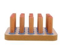 TOGEVAL Hand Eye Coordination Training Board in Legno con 20 Fori, Attrezzo per Terapia Occupazionale e Rinforzo Dita, Adatto a Pazienti Emiplegici e Uso Domestico