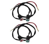 TOGEVAL Indicatore di Marcia per Atv e Sand Car 4 Pezzi Luce Rossa e Verde, Resistente All’usura in Gomma e Metallo, Facile da Installare per Veicoli Sportivi