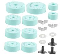 TOGEVAL Kit Di Accessori Per Batteria Rondella in Metallo Per Piatto Cuscinetto in Eva Per Piatto Guarnizione Per Tubo Di Supporto in Eva Per Batteria Accessori Di Ricambio Per