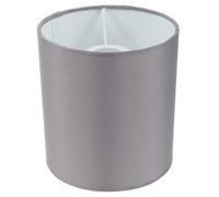 TOGEVAL Lampada Sospensione Cilindrica Piccola Paralume Tamburo Grigio per Tavolo e Lampadari Elegante Copertura Luce Facile da Installare per Soggiorno e Camera da Letto