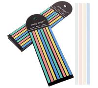 TOGEVAL Linguette Adesive Trasparenti per Libri 4 Confezioni Segnalibri Rimovibili per Appunti Nastro Evidenziatore Colorato per e Insegnanti Materiale per Annotazioni di Lettura