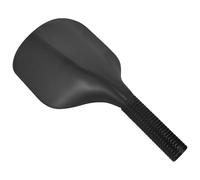 TOGEVAL Maschera Protezione Viso Parrucchiere in Plastica Nera Manico, Scudo Protettivo Riutilizzabile per Chioma, Protegge da Schizzi di Tinta e Olio in Salone