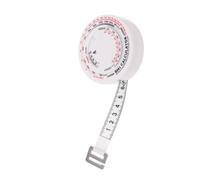 TOGEVAL Metro a Nastro Per La Misurazione Del Corpo 1,5 M, Calcolatore Bmi e Grasso Corporeo Rotondo, Strumento Portatile Per Fitness e Monitoraggio Salute