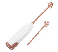 TOGEVAL Mialza in polvere latte piccolo miscelatore elettrico bere piccolo mixer manuale mini impastatrice mixer formula automatico sbattitore elettrico pp bianca Riutilizzabile