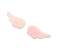 TOGEVAL Mollette per Capelli Forma di d Angelo in Peluche Rosa da Decorazioni Leggere per Feste Accessori per Capelli Bambina e Ragazze Clip Resistenti e Facili da Usare