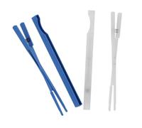 TOGEVAL Morsetti Muto Per Accordatura Pianoforte in Nylon 2 Pezzi Clip Silenziosa Blu e Bianca Accessorio Per Strumento Di Accordatura Design Pinzetta Per Regolazione Precisa Del Suono