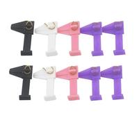 TOGEVAL Morsetto Di Posizionamento Del Chiodo 10 Pezzi Strumento Di Fissaggio Per Nail Art Forniture Per Saloni Per Unghie Naturali e Artificiali Fai Da Te