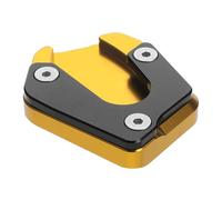 TOGEVAL Motorbike Kickstand Pad Robust Aluminum Alloy Wear Side Foot Plate For Motorcycle Parking Soft Ground Grass And Hot Pavement Easy Installation For Adventurous Riders