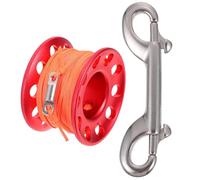 TOGEVAL Mulinello Subacqueo in Alluminio Resistente con Bobina Guida da Spool per Immersioni Tecniche e Esplorazione Grotte Facile da Usare e Riavvolgere per Sub Esperti e attività di